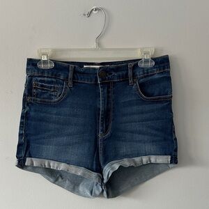 Garage Denim High Waisted Shorts